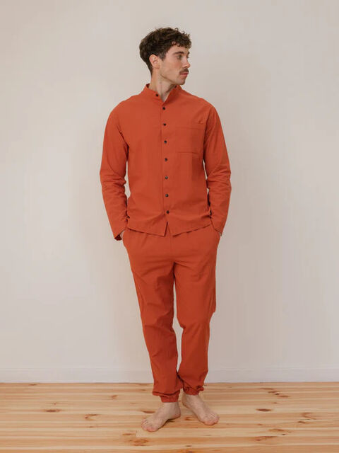 Піжама чоловіча з вареної бавовни Terra