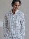 Сорочка чоловіча з вареної бавовни Grid