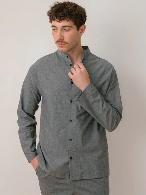 Сорочка чоловіча з вареної бавовни Silver