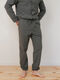 Men's boiled cotton pants Slate