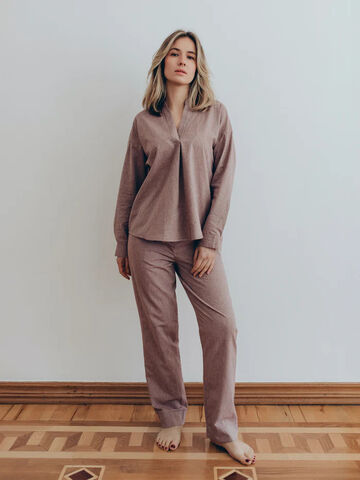 Сорочка жіноча з вареної бавовни Fossil