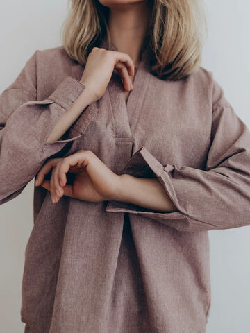 Women's shirt made of boiled cotton Fossil