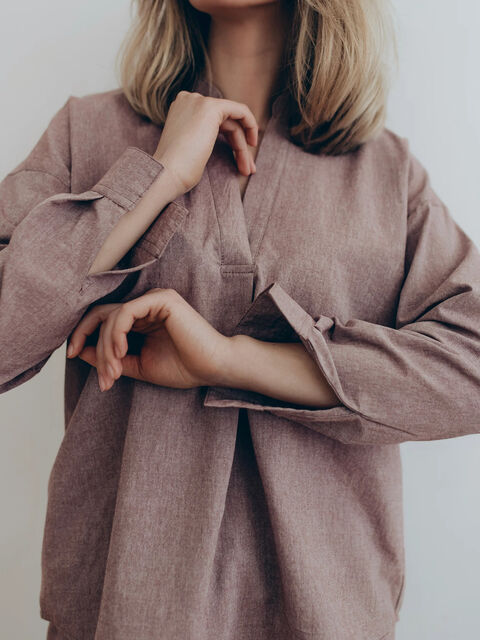 Women's shirt made of boiled cotton Fossil