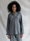 Women's shirt made of boiled cotton Silver