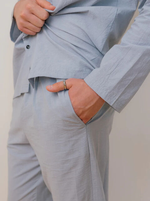 Men's pants made of boiled cotton Mountain