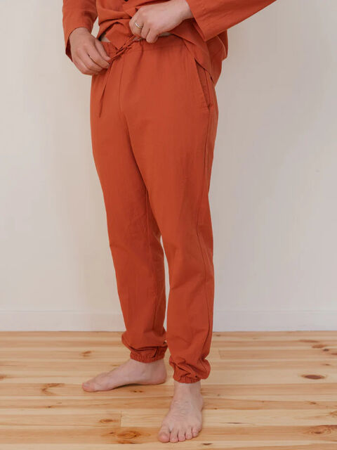 Men's pants made of boiled cotton Terra