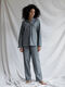 Women's boiled cotton pants Silver