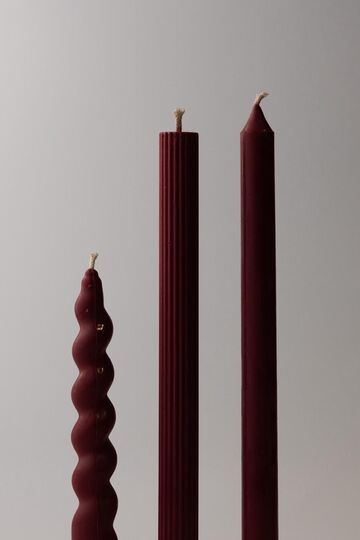 Candle Set "Burgundy”