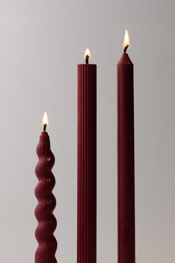 Candle Set "Burgundy”