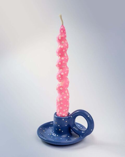 Синій свічник