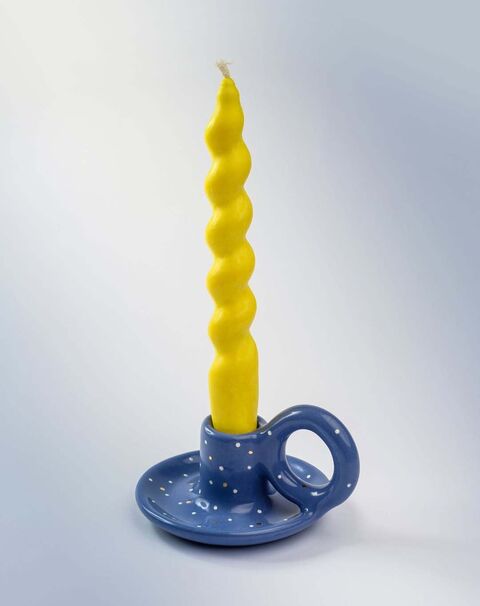 Синій свічник