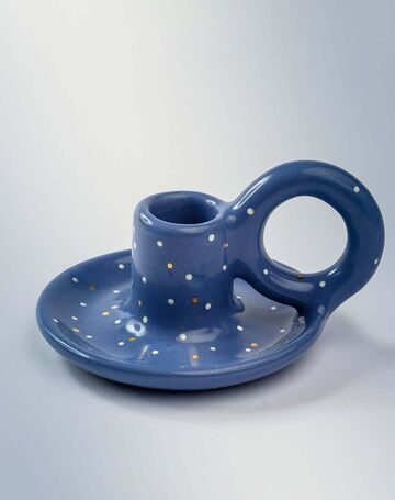 Синій свічник