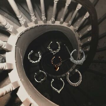 Septum Impressionist Silver