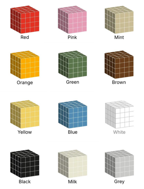 Cube Hole-Legs. Tile 5см