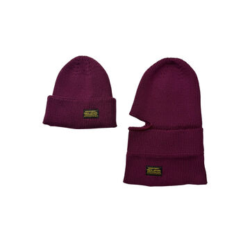 Purple “Modular Hat” (2-in-1)