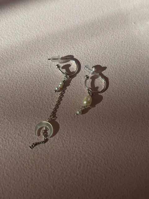 Асиметричні сережки півкола "Moon"