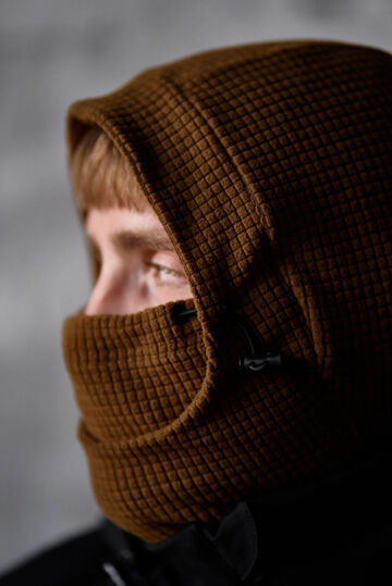 Fleece balaclava-buff Varrior coyote