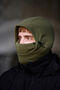 Fleece balaclava-buff Varrior khaki