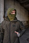 Fleece balaclava-buff Varrior khaki