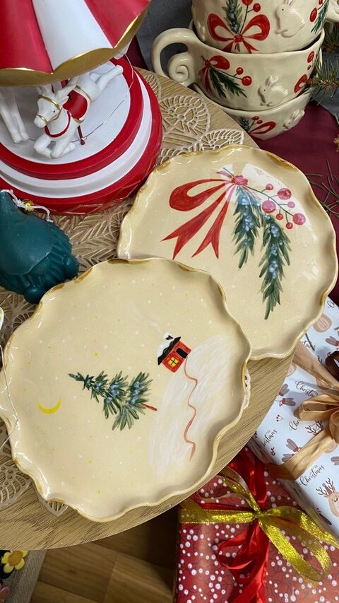 Тарілка Зимова Різдвяна