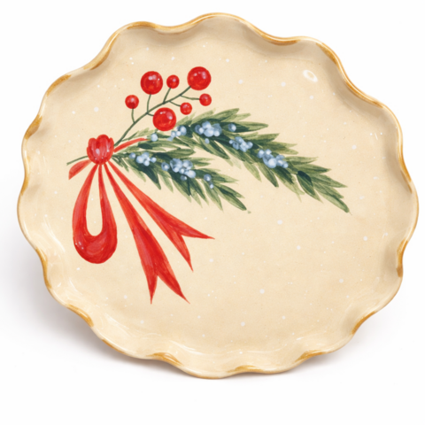 Winter Christmas Plate