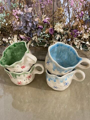 Green Winter mint cup