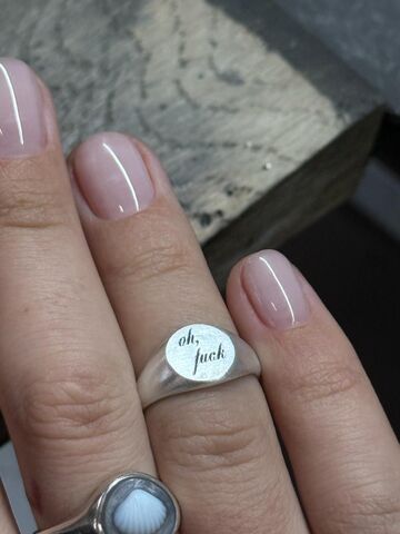 Печатка "Oh, fuck"