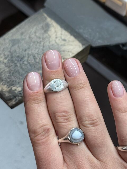 Печатка "Oh, fuck"