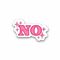 Sticker "NO"