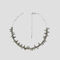 Choker Grey Glass Spikes