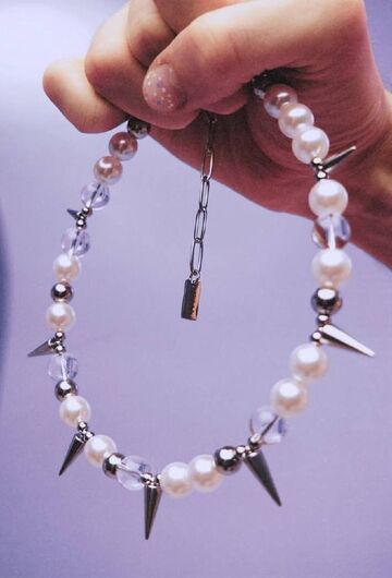 Choker Rebel Kawaii with Spikes