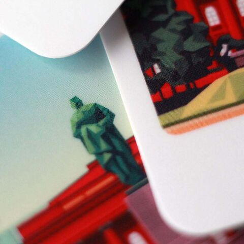 Стікер-палароїд Київ. Шевченко