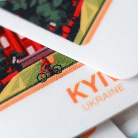 Стікер-палароїд Київ. Шевченко