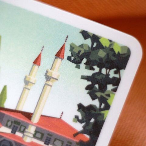 Стікер-палароїд Крим. Бахчисарайський палац