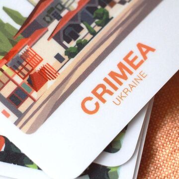 Стікер-палароїд Крим. Бахчисарайський палац