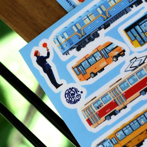 Стікерпак Громадський транспорт