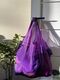 Purple shopper made of recycled plastic bottles