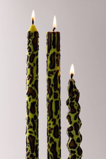 Леопардові соєві свічки Neon