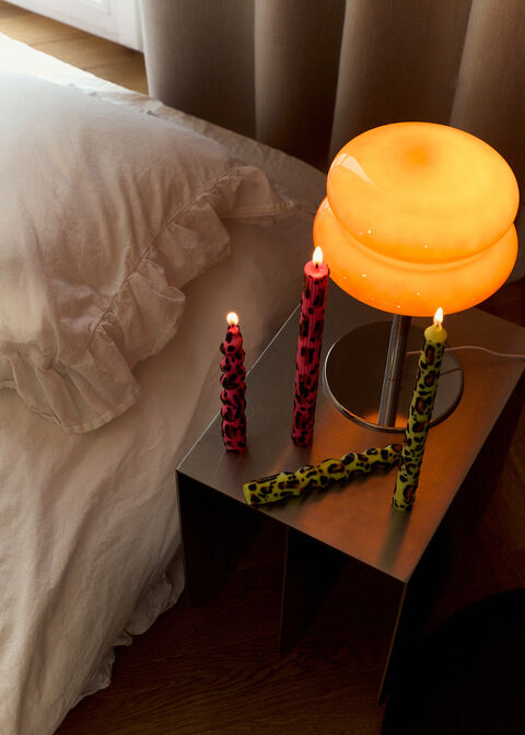 Леопардові соєві свічки Neon