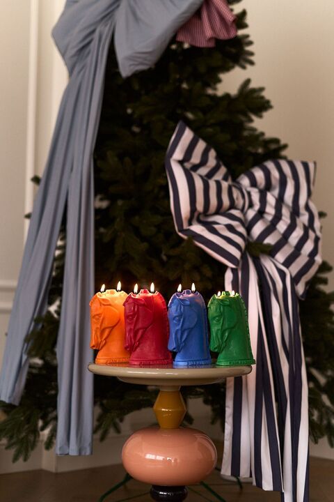 Свічка Коник синя