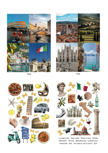 Scrapbooking "Italy"