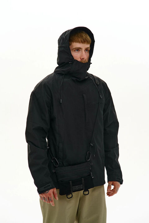 Анорак Едо чорний