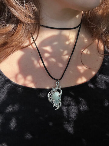 Кулон з аквамарину