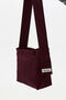 Бургунді шопер зі сталою ручкою