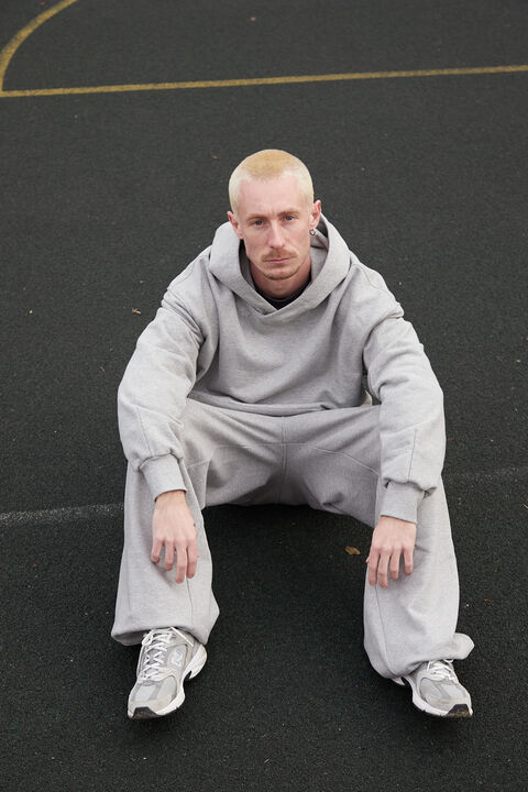 Сіре худі Heavy оверсайз