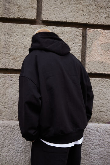 Чорне худі Heavy оверсайз