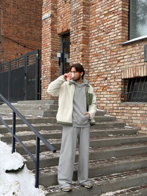 Штани Wide сірі