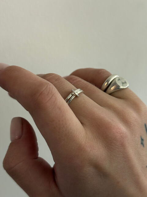 Каблучка спінер Дабл