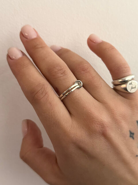 Каблучка спінер Дабл