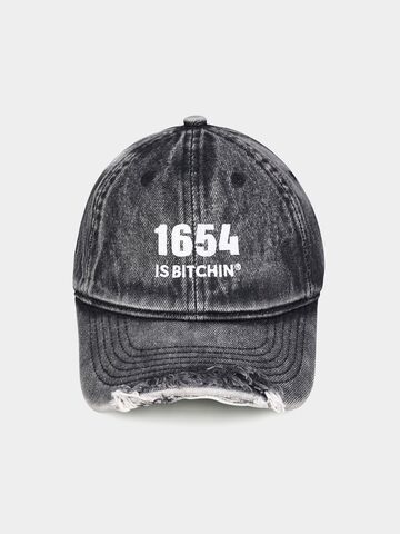 Чорна джинсова кепка 1654